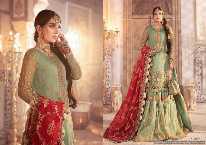 Deepsy Maria B Nx Embroidered 21 Georgette Wedding Wear Heavy Pakistani Salwar Kameez